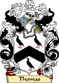 English or Welsh Family Coat of Arms (v.23) for Thomas