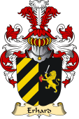 v.23 Coat of Family Arms from Germany for Erhard