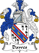 English Coat of Arms for the family Dawes