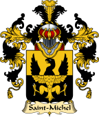 French Family Coat of Arms (v.25) Saint-Michel