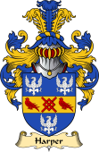 English Coat of Arms (v.23) for the family Harper