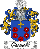 Araldica Italiana Coat of arms used by the Italian family Giacomelli