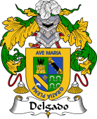 Spanish Coat of Arms for Delgado