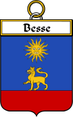 French Coat of Arms Badge for Besse