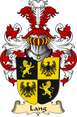 v.23 Coat of Family Arms from Germany for Lang