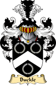 English Coat of Arms (v.23) for the family Buckle