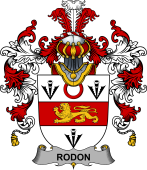 Irish Family Coat of Arms (v.25b) Rodon or Rodden