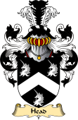 English Coat of Arms (v.23) for the family Head