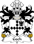 Welsh Coat of Arms for Goch (or Gough-of Wodberye, Devonshire)