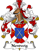 German Wappen Coat of Arms for Nentwig