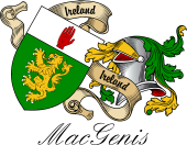 Sept (Clan) Coat of Arms from Ireland for MacGenis