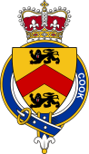 British Garter Coat of Arms for Cook (England)