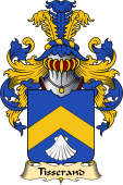 French Family Coat of Arms (v.23) for Tisserand