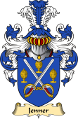 English Coat of Arms (v.23) for the family Jenner