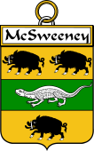 Irish Badge for McSweeney or Sweeney