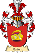 v.23 Coat of Family Arms from Germany for Kaiser