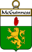 Irish Badge for McGuinness or McGinnis