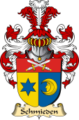 v.23 Coat of Family Arms from Germany for Schmieden