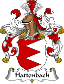 German Wappen Coat of Arms for Hattenbach