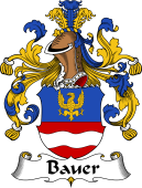 German Wappen Coat of Arms for Bauer