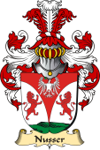 v.23 Coat of Family Arms from Germany for Nusser