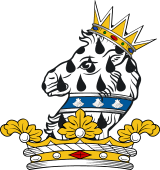 Family crest from Scotland for Pattison (Lanark)