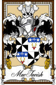 Scottish Coat of Arms Bookplate for MacTavish