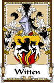 German Coat of Arms Wappen Bookplate  for Witten