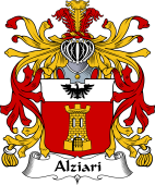 Italian Coat of Arms for Alziari