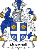 English Coat of Arms for the family Quennell