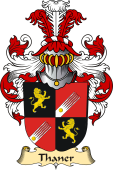 v.23 Coat of Family Arms from Germany for Thaner