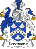English Coat of Arms for the family Townsend