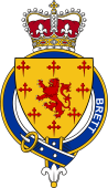 Families of Britain Coat of Arms Badge for: Brett (England)