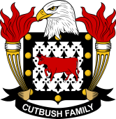Coat of arms used by the Cutbush family in the United States of America