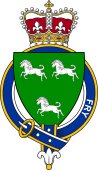 Families of Britain Coat of Arms Badge for: Fry (England)