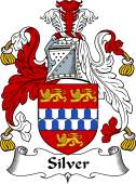 English Coat of Arms for the family Silver