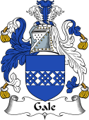 English Coat of Arms for the family Gale or Gall