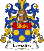 Coat of Arms from France for Lemaitre (Maitre le)