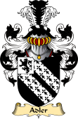 English Coat of Arms (v.23) for the family Adler