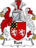English Coat of Arms for the family Rutt