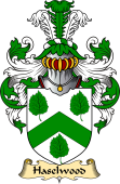English Coat of Arms (v.23) for the family Haselwood