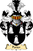 English Coat of Arms (v.23) for the family Porter