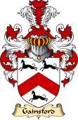English Coat of Arms (v.23) for the family Gainsford