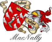 Sept (Clan) Coat of Arms from Ireland for MacNally
