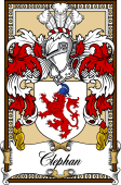 Scottish Coat of Arms Bookplate for Clephan
