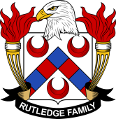 Coat of arms used by the Rutledge family in the United States of America