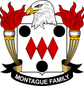 Coat of arms used by the Montague family in the United States of America
