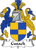 Irish Coat of Arms for Cusack