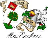 Sept (Clan) Coat of Arms from Ireland for MacEnchroe (Crowe)
