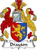 English Coat of Arms for the family Drayton